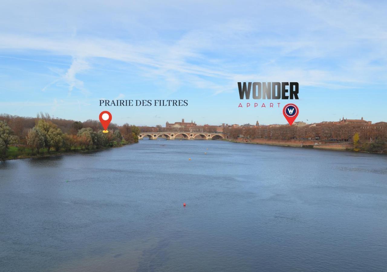 404 - Wonder Appart - Vue Garonne - Toulouse Exteriör bild