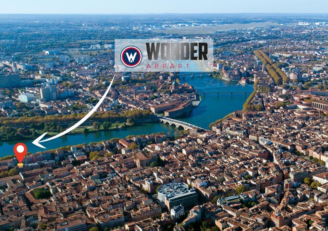 404 - Wonder Appart - Vue Garonne - Toulouse Exteriör bild